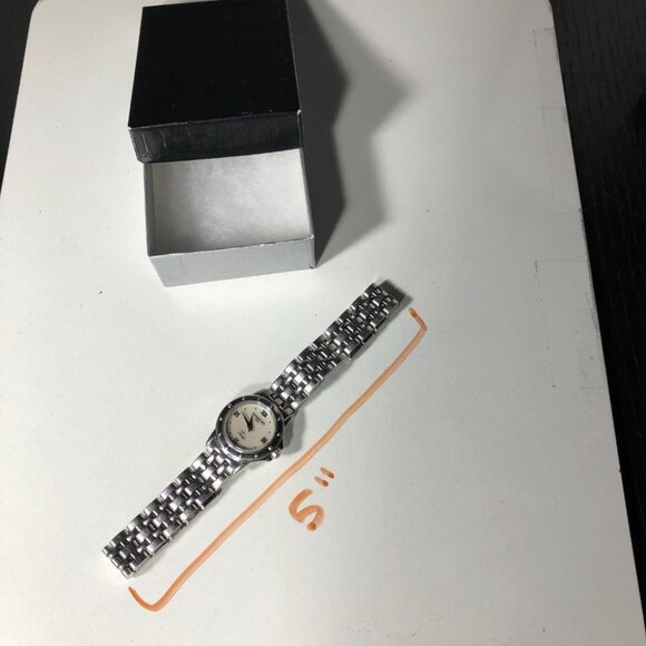 Raymond Weil Women's Watch Silver Toned Quartz 25MM Steel Tango Pearl Wrist - Picture 11 of 13